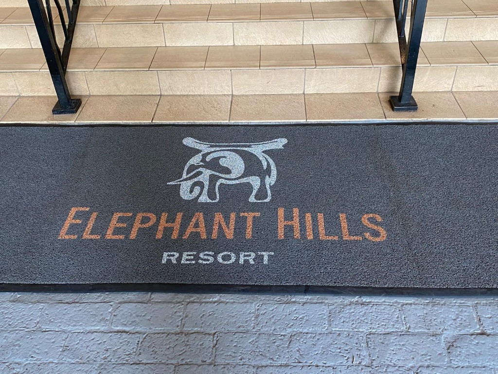 Elephant Hills Resort Custom Inlaid Spaghetti Entrance Mat